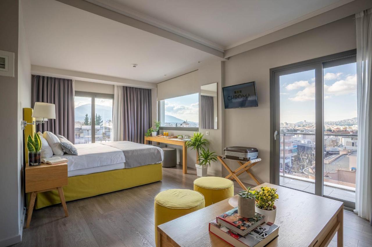 Chroma Fashion Rooms & Apartments Atina Dış mekan fotoğraf