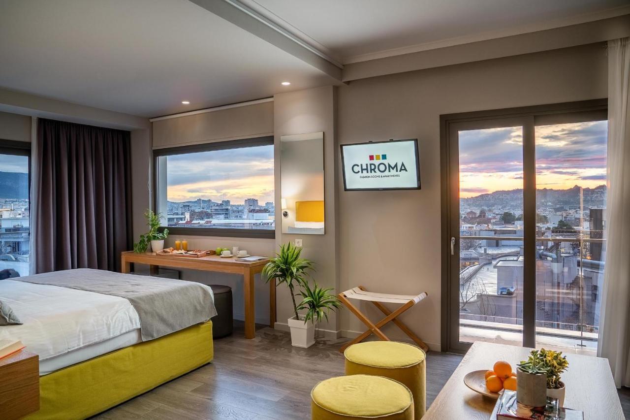 Chroma Fashion Rooms & Apartments Atina Dış mekan fotoğraf